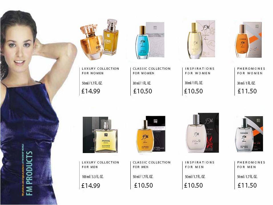 Fm Perfume Comparison Chart